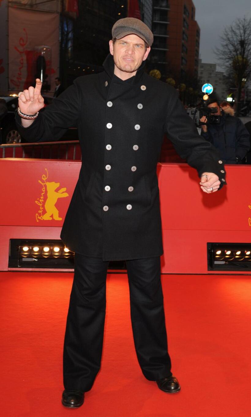 Gotz Otto at the premiere of "Heart of Fire" during the 58th Berlinale Film Festival.