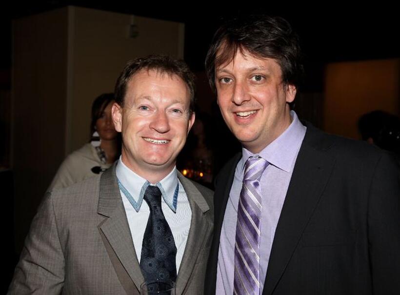 Simon Beaufoy and writer Robert Siegel at the 61st Annual Writers Guild Awards New York Ceremony.
