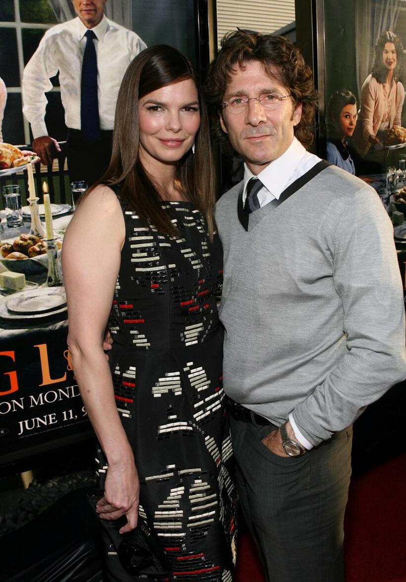 Jeanne Tripplehorn and Leland Orser at the premiere of "Big Love."