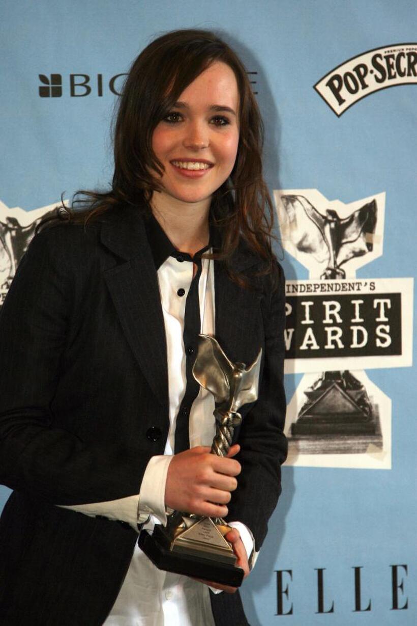 Ellen Page at the 2008 Spirit Awards.