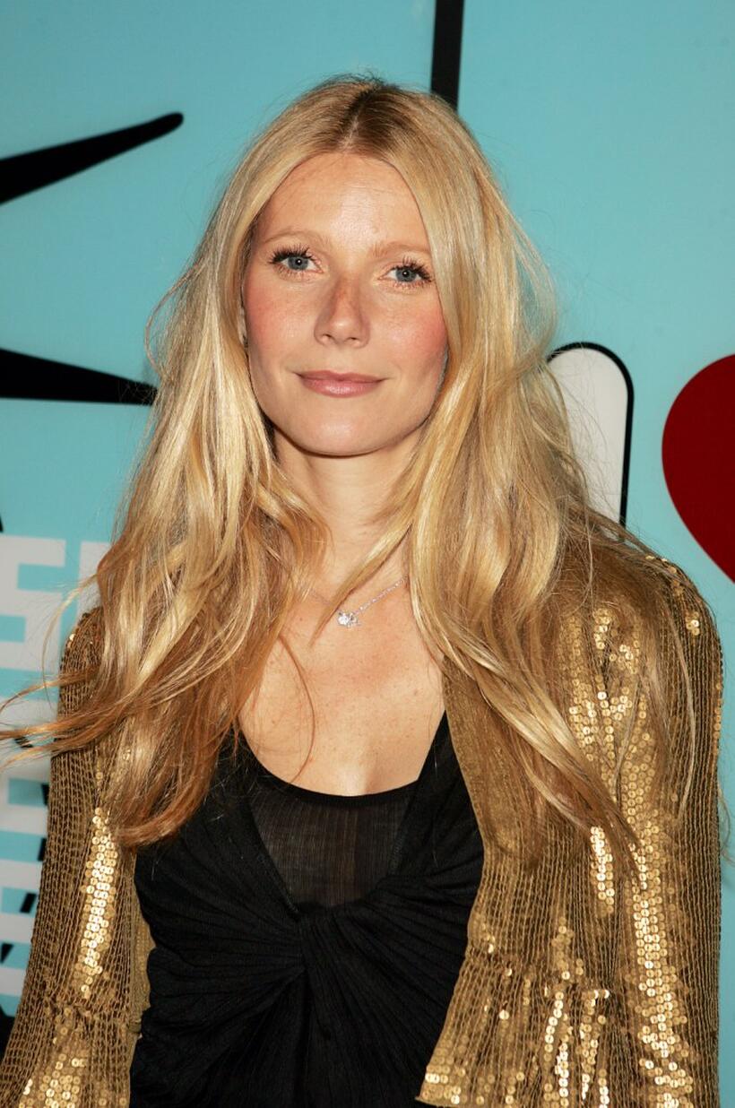 Gwyneth Paltrow at the MTV's Total Request Live.