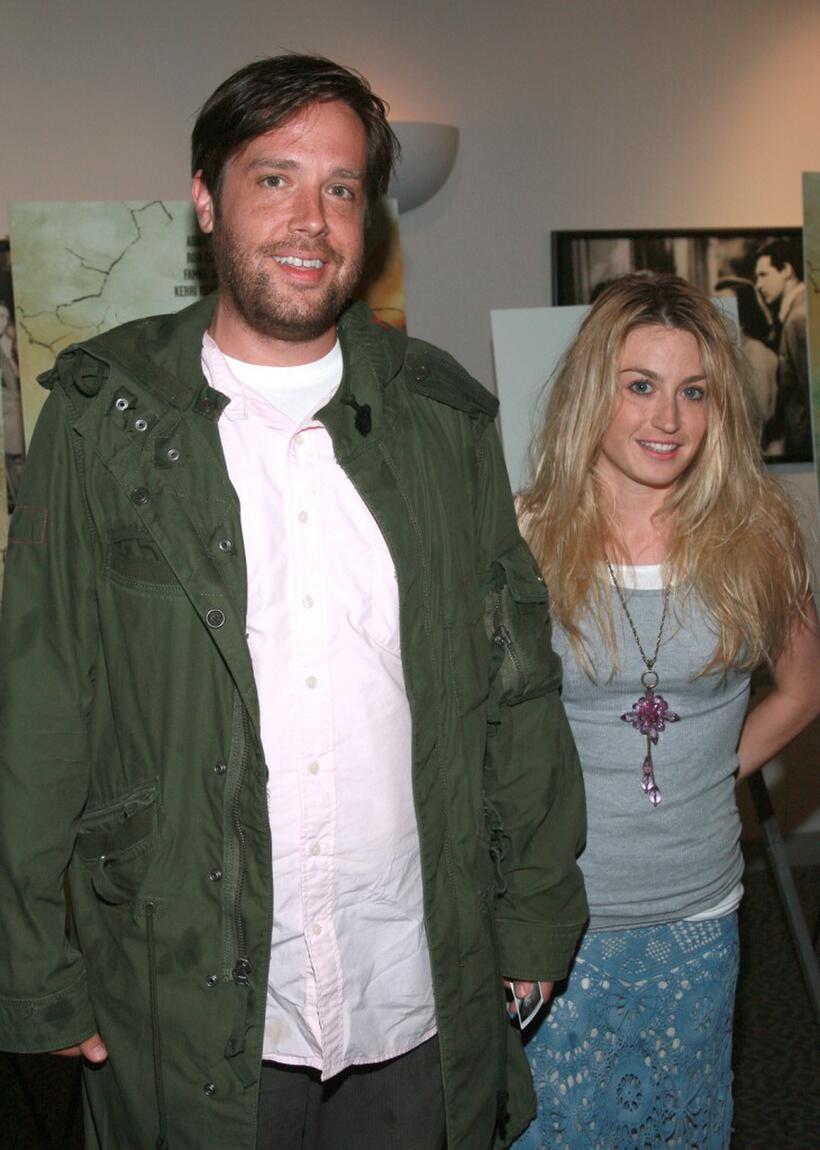 Zak Orth and guest at the premiere of "The Ten."