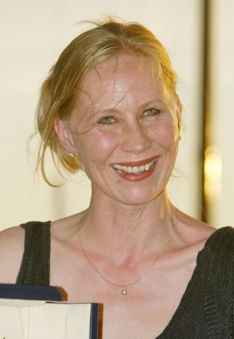 Kati Outinen at the 55th Cannes Film Festival.