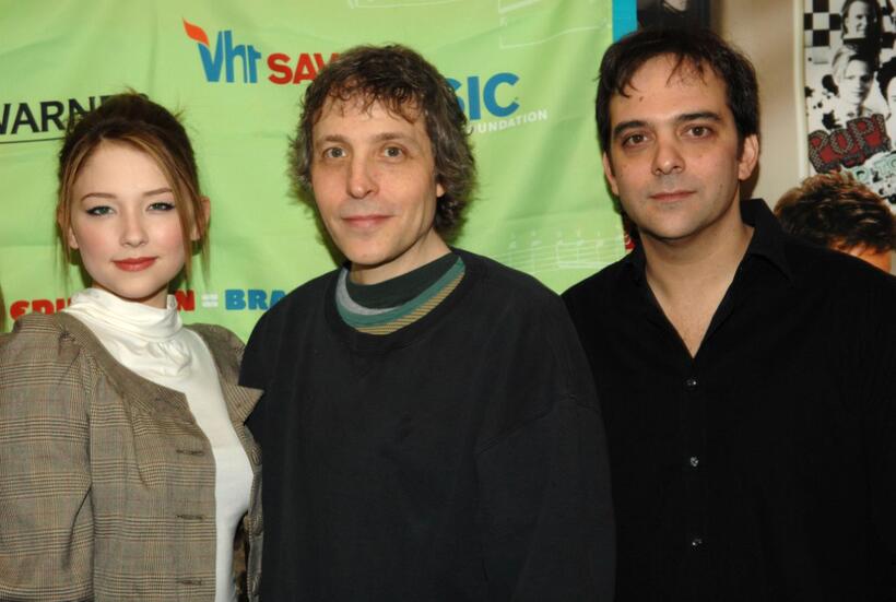 Haley Bennett, Director Marc Lawrence and Adam Schlesinger at the VH1 Save the Music Foundation.