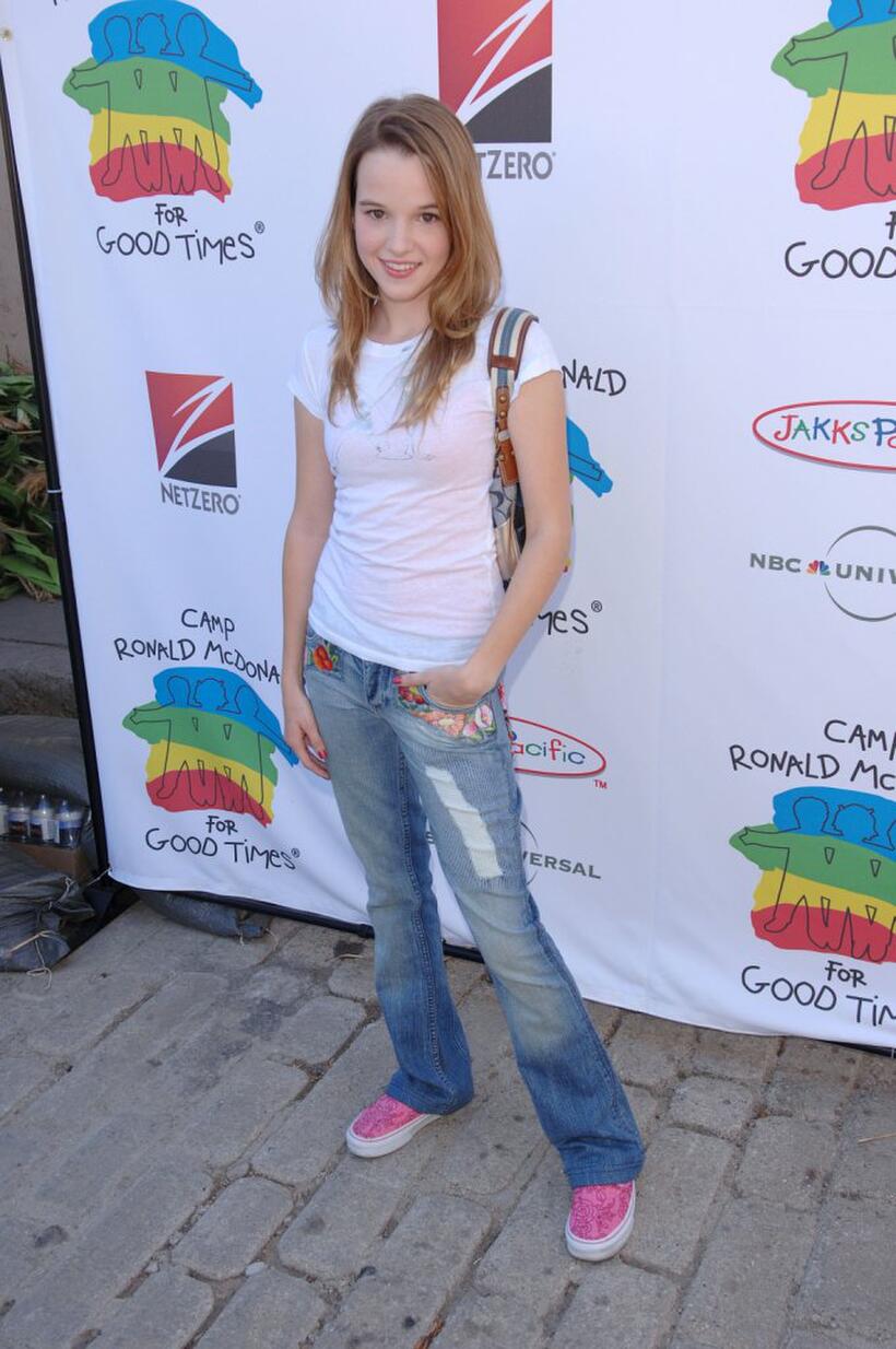 Kay Panabaker at the Camp Ronald McDonald for kids 14th Annual Family Halloween Carnival.