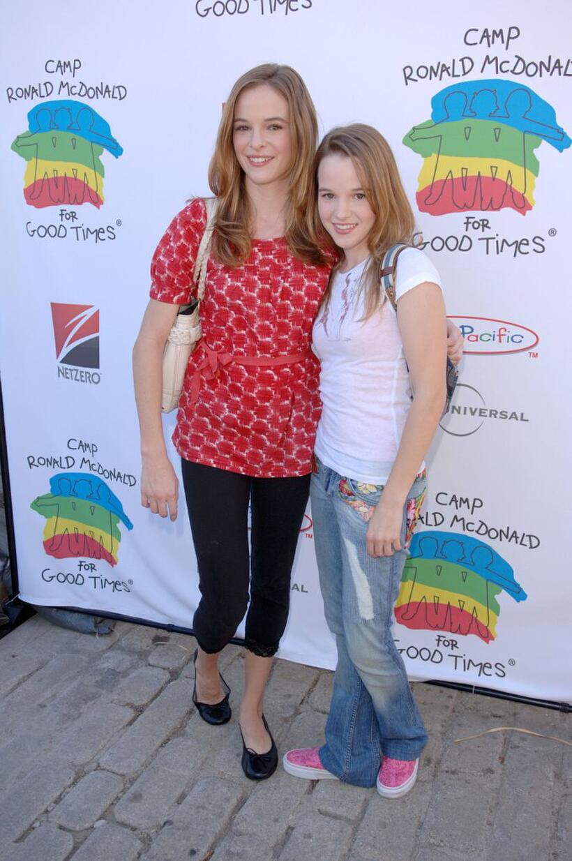 Danielle Panabaker and Kay Panabaker at the Camp Ronald McDonald for kids 14th Annual Family Halloween Carnival.