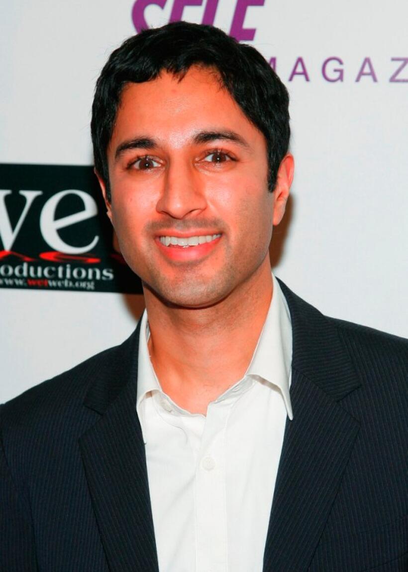 Maulik Pancholy at the LOVE benefit to support WET's 10th season.