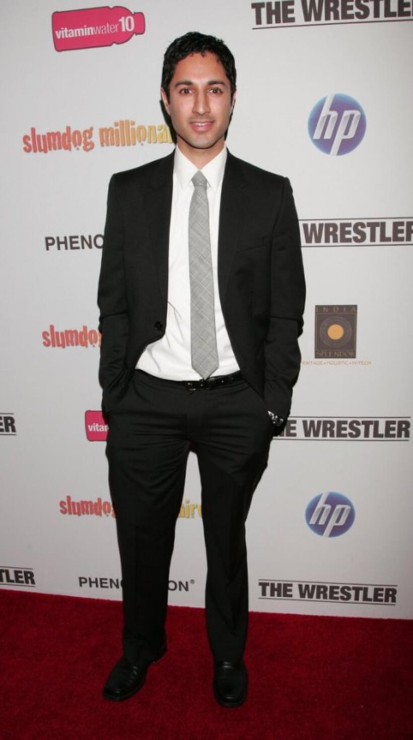 Maulik Pancholy at the Fox Searchlight official "Slumdog Millionaire"/"The Wrestler" post Oscar party.