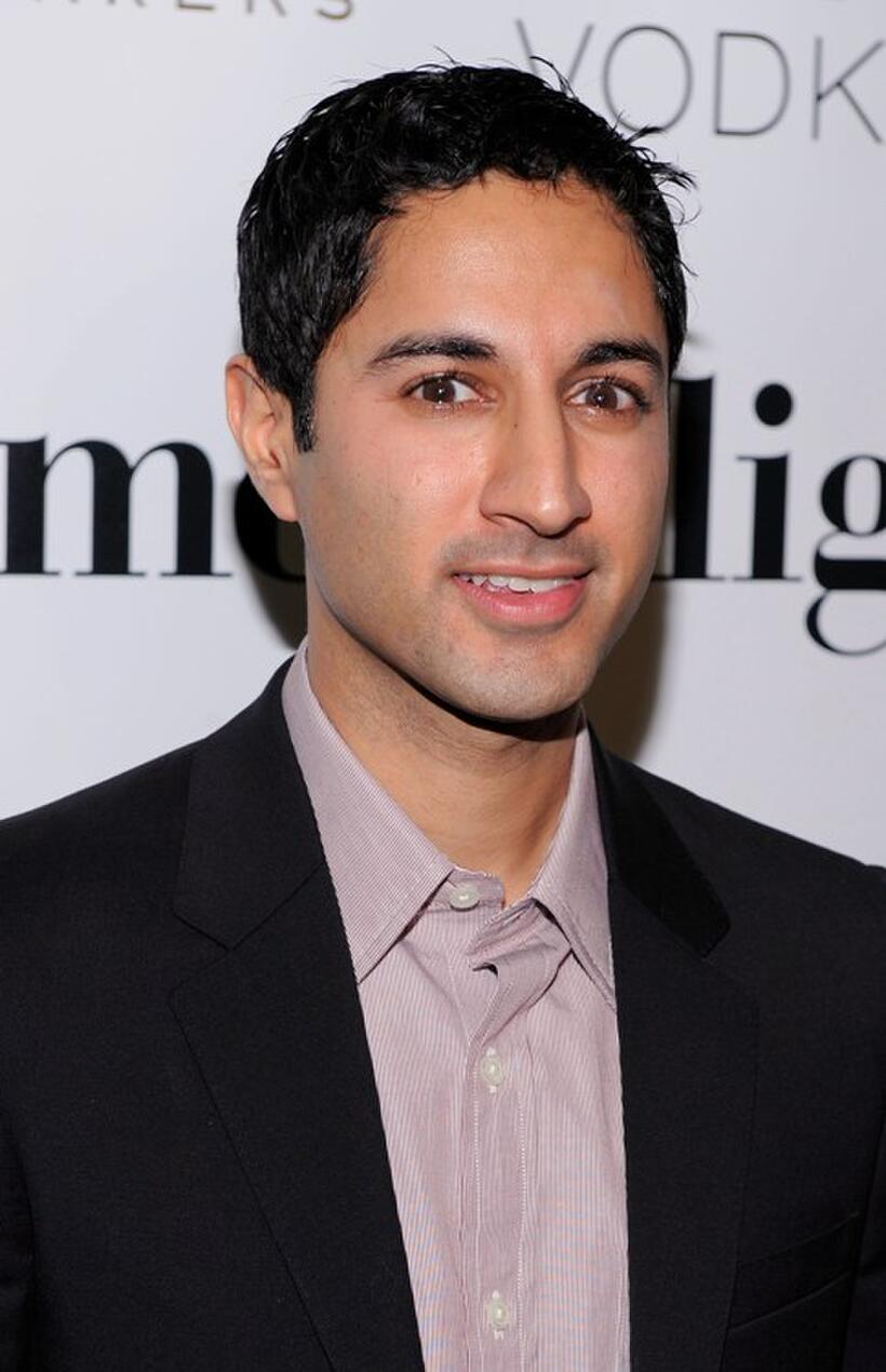 Maulik Pancholy at the premiere of "Serious Moonlight."