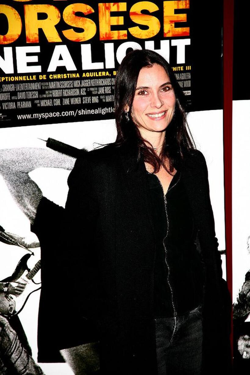 Geraldine Pailhas at the Paris premiere of "Shine a Light."