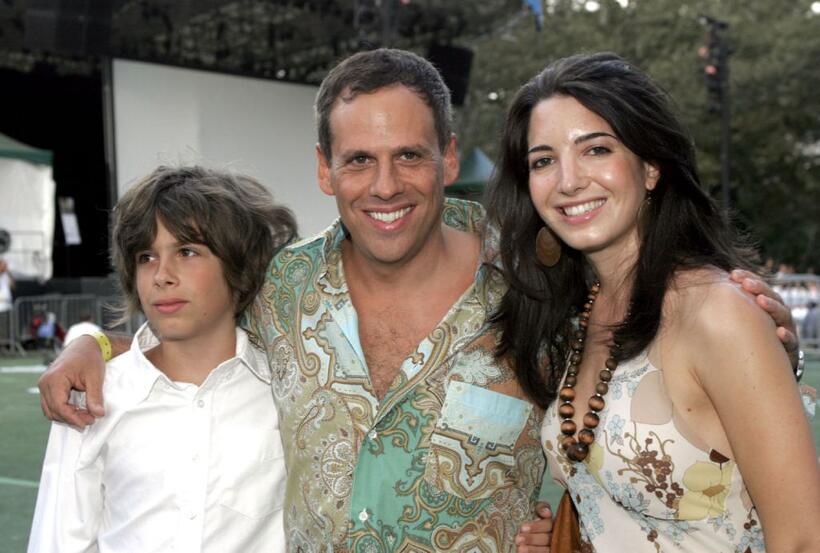 Zane Pais, Josh Pais and Marie Forleo at the premiere of "Little Manhattan."