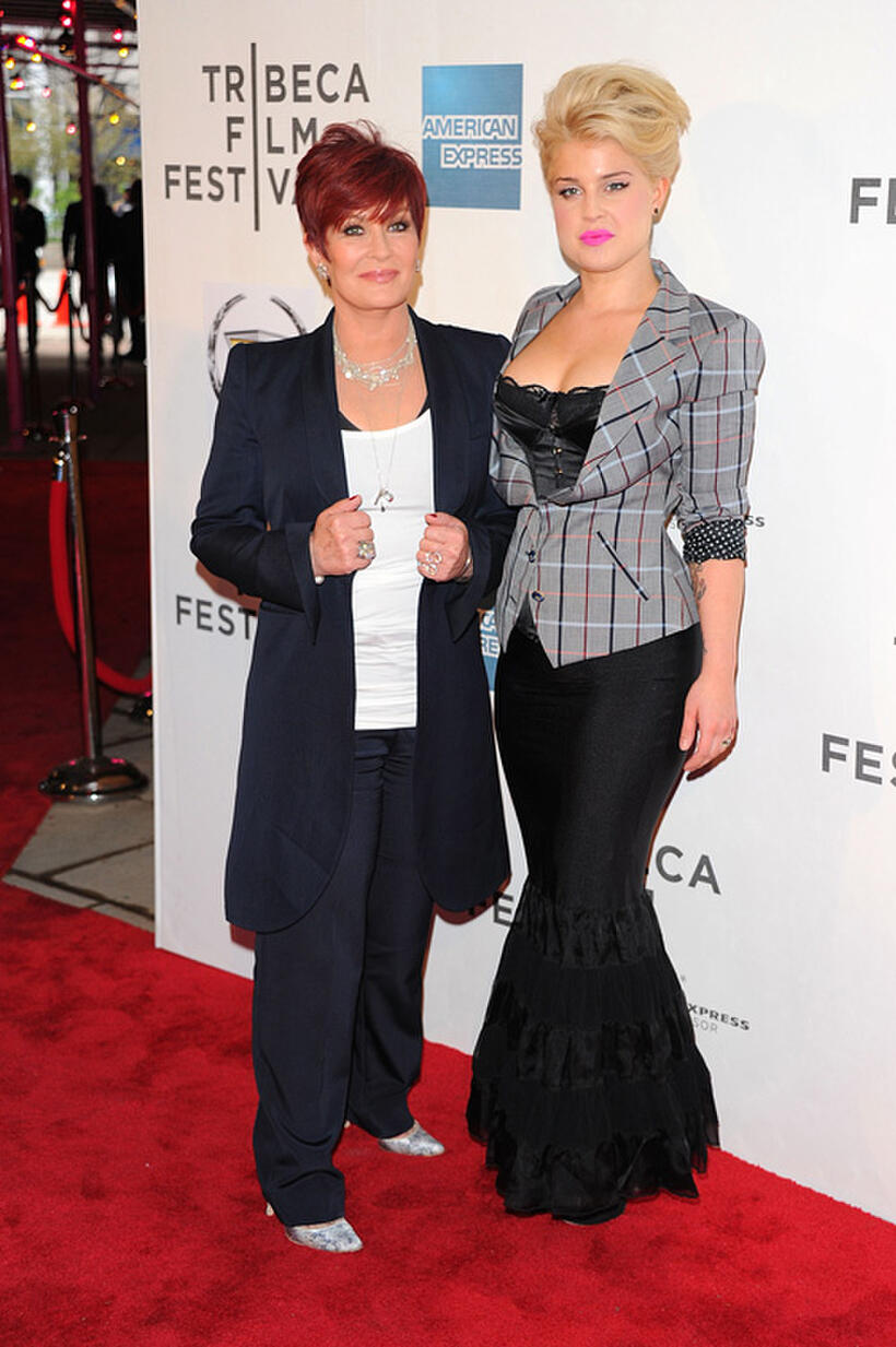 Sharon Osbourne and Kelly Osbourne at the premiere of "God Bless Ozzy Osbourne" during the 2011 Tribeca Film Festival.