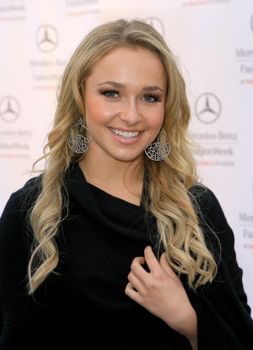 Hayden Panettiere at the Mercedes Benz Fashion week.