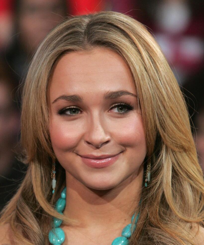Hayden Panettiere at the MTV's Total Request Live.
