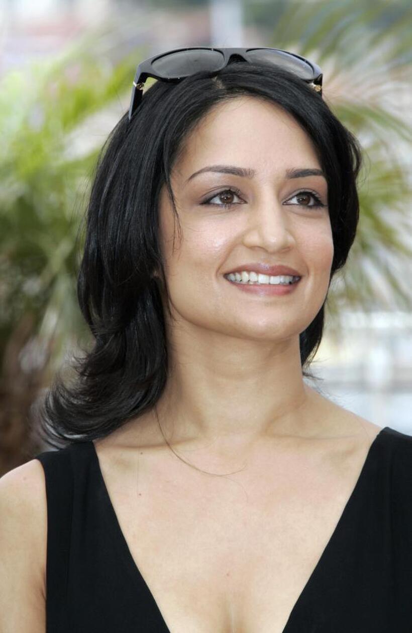 Archie Panjabi at the photocall of "A Mighty Heart" during the 60th of Cannes Film Festival.