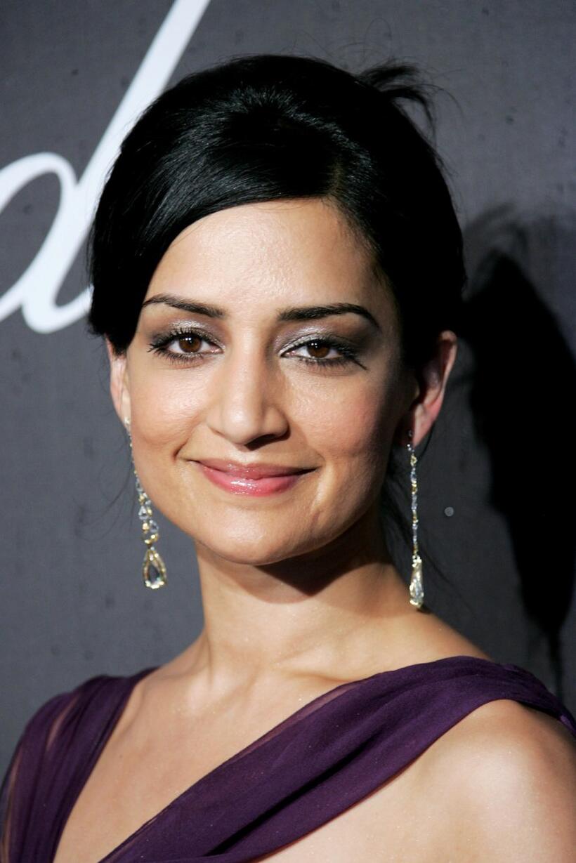 Archie Panjabi at the Chopard Trophy during the 60th International Cannes Film Festival.