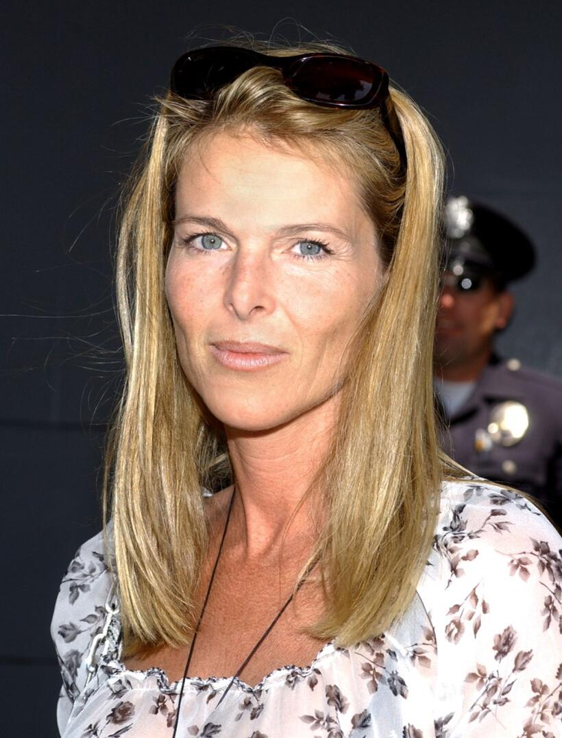 Catherine Oxenberg at the ceremony honoring Michael York with a star on the Hollywood Walk of Fame.