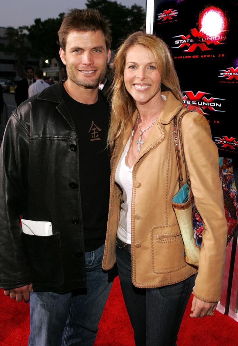 Catherine Oxenberg and Casper Van Dien at the premiere of "XXX: State of the Union."