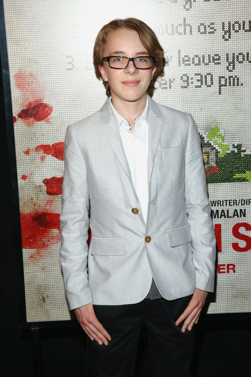Ed Oxenbould at the New York premiere of "The Visit."