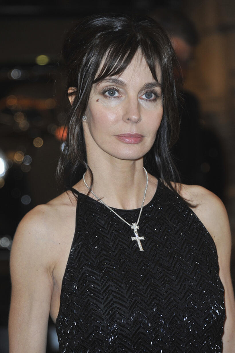 Anne Parillaud at the Ralph Lauren Vintage Cars Exhibition Launch in Paris.