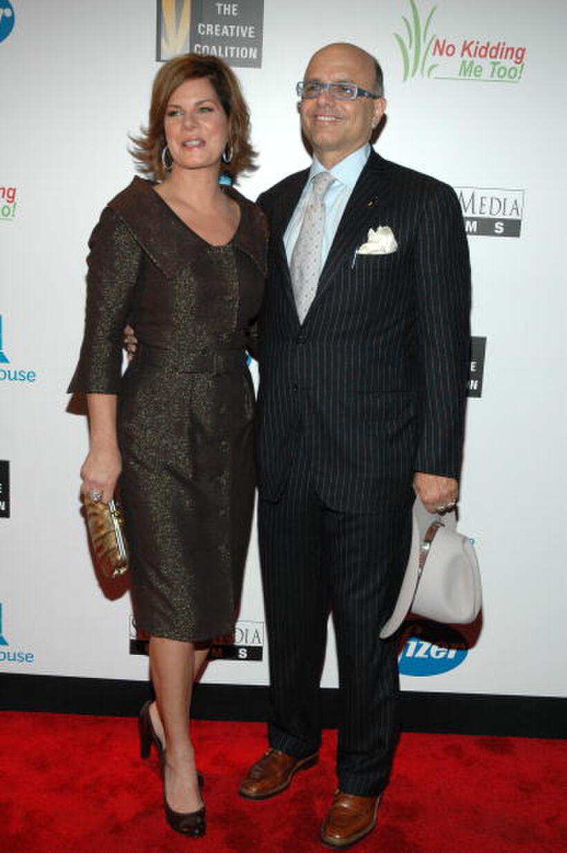 Marcia Gay Harden and Joe Pantoliano at the premiere of "Canvas."