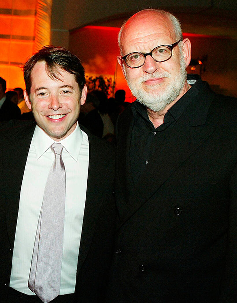 Matthew Broderick and Frank Oz at the after-party of "The Stepford Wives" in Los Angeles.