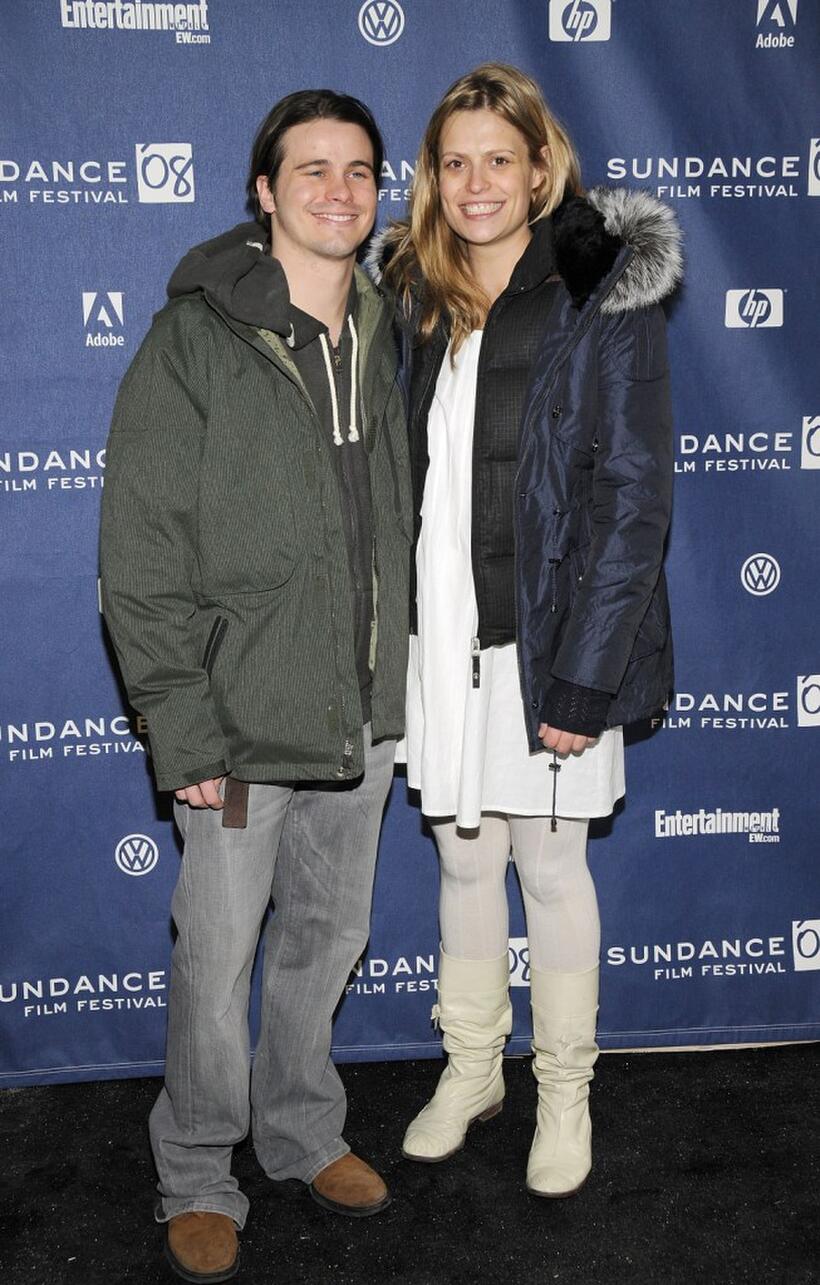 Jason Ritter and Marianna Palka at the premiere of "Good Dick" during the Sundance Film Festival.