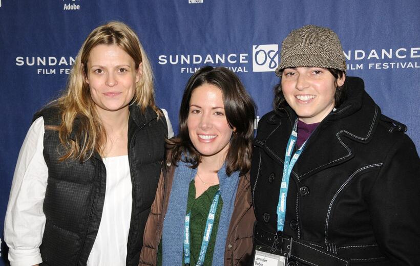 Marianna Palka, Cora Olson and Jennifer Dubin at the premiere of "Good Dick" during the Sundance Film Festival.