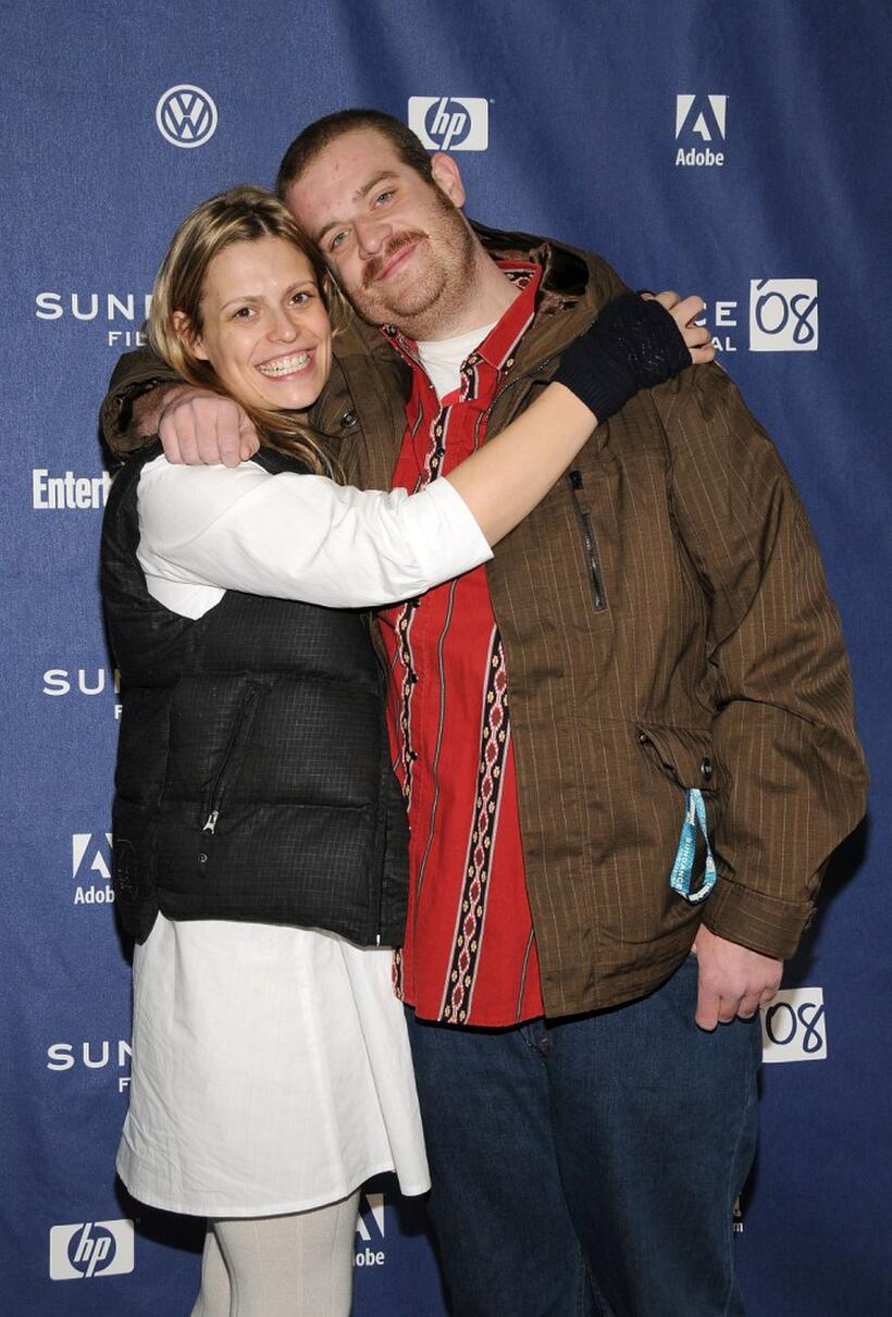 Marianna Palka and Eric Edelstein at the premiere of "Good Dick" during the Sundance Film Festival.