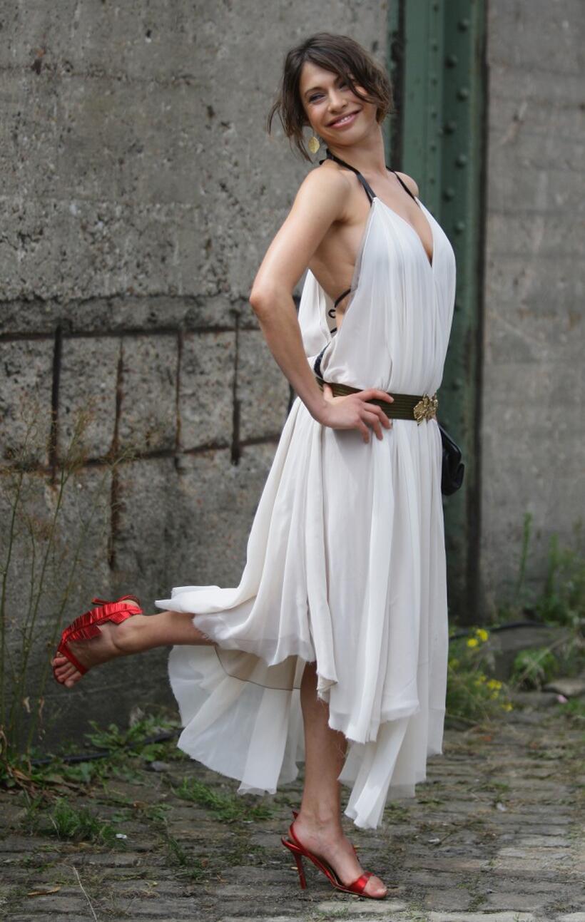 Jana Pallaske at the spring/summer 2009 ready-to-wear fashion show of HUGO.