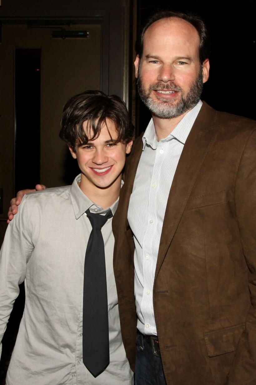 Connor Paolo and producer Bob Levy at the after party of the special screening of "Sex Drive."