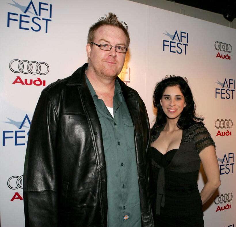 Steve Agee and Sarah Silverman at the special screening of "Sarah Silverman: Jesus Is Magic" during the AFI Fest.