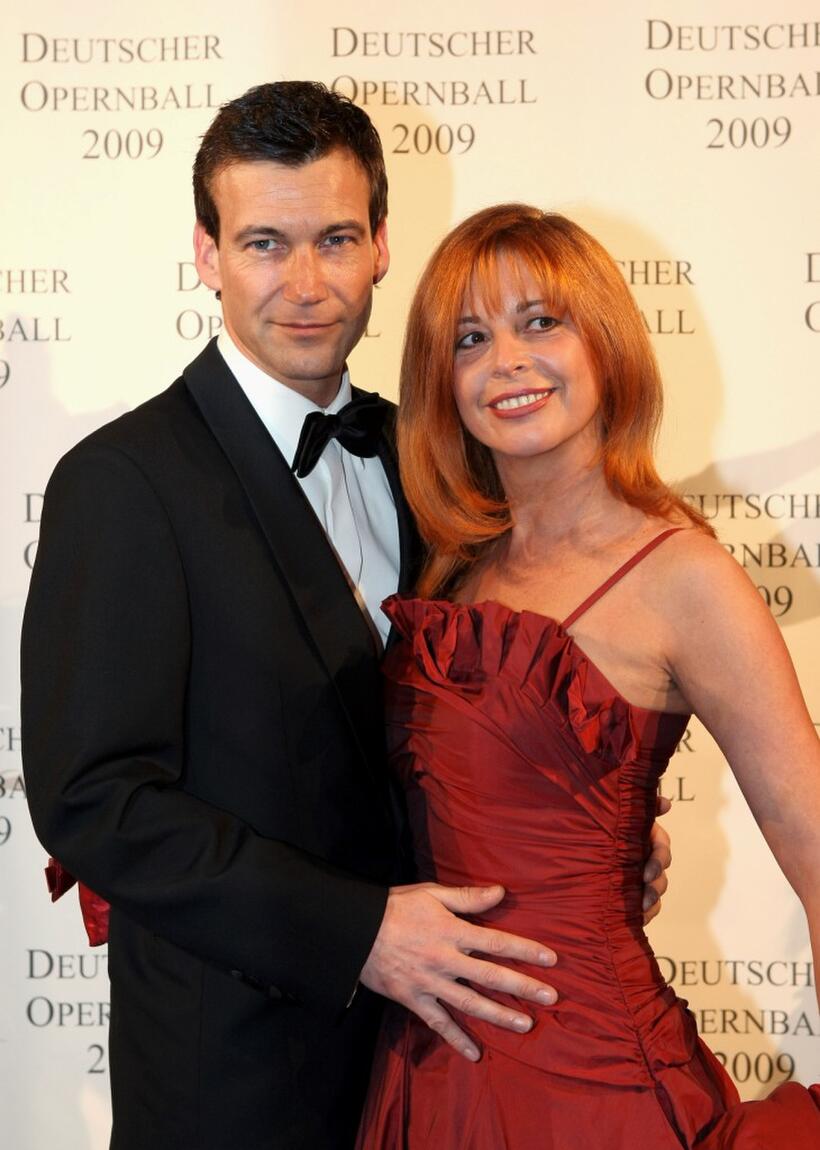Peter Kanitz and Olivia Pascal at the German Opera Ball 2009.