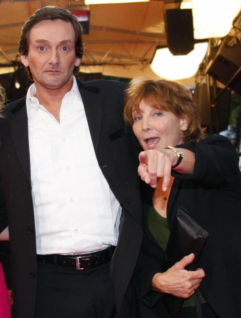 Pierre Palmade and Diane Kurys at the screening of "Vicky Cristina Barcelona" during the 61st Cannes International Film Festival.