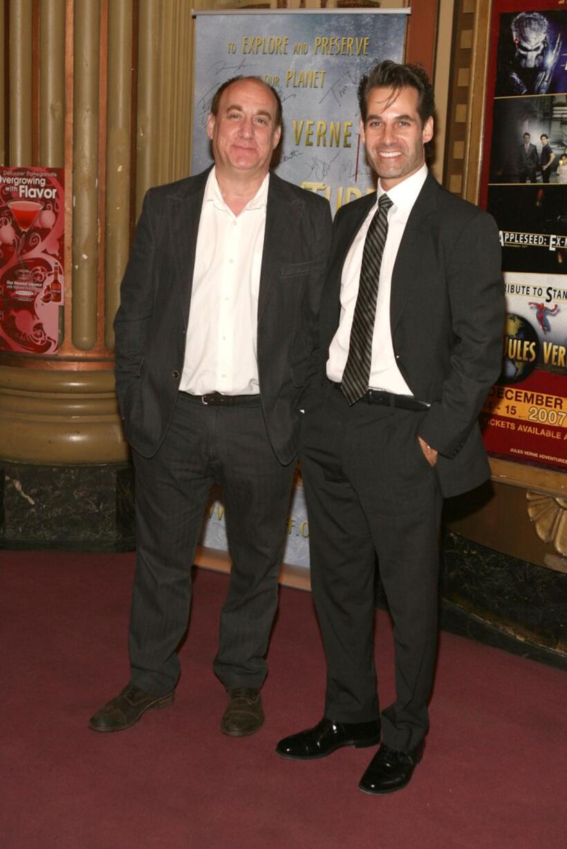 Adrian Pasdar and Jeph Loeb at the Jules Verne Adventure Film Festival Closing Day Lifetime Achievement Award to Stan Lee and Heroes.