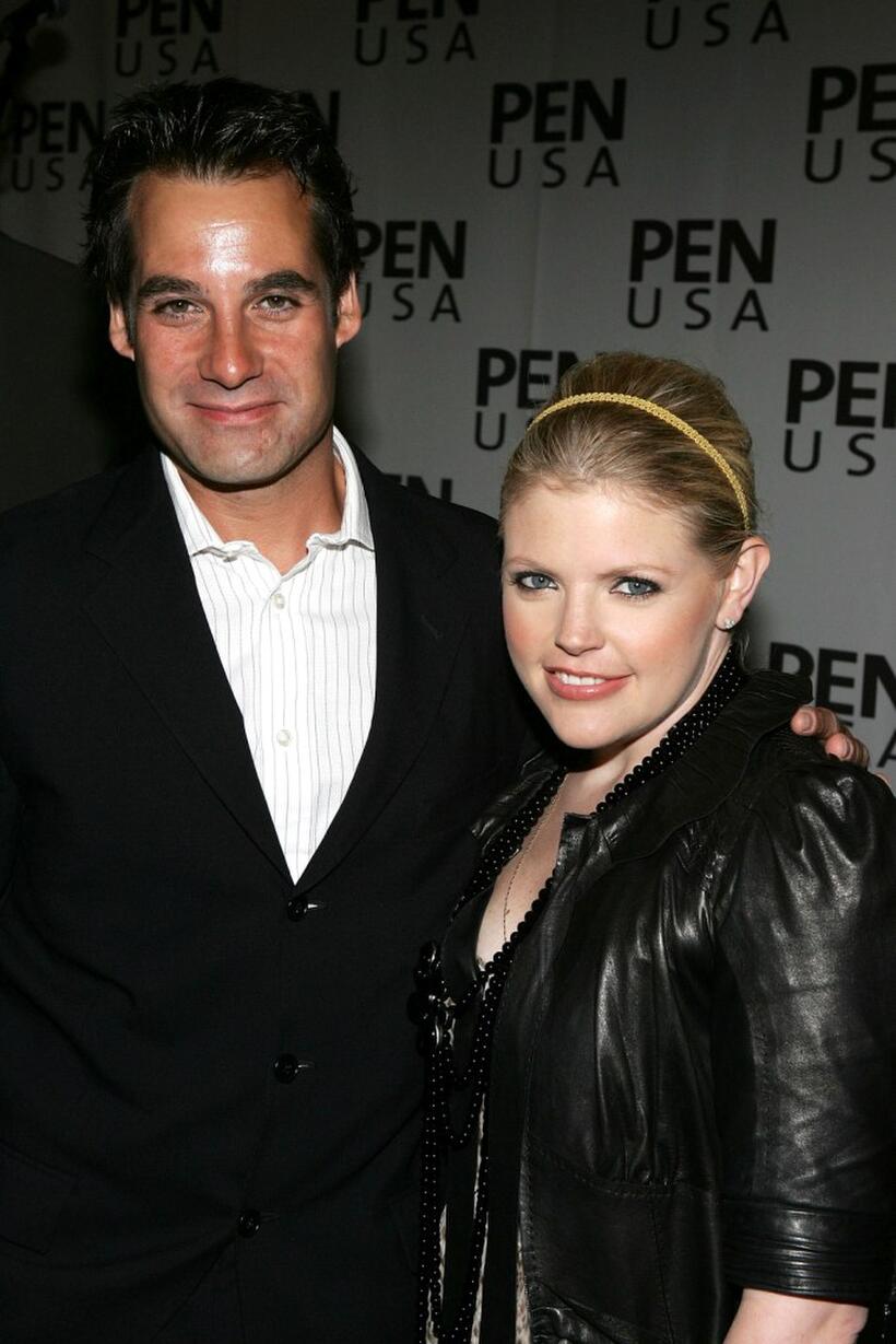 Adrian Pasdar and his wife Natalie Maines Pasdar at the fundraiser to benefit PEN USA's Freedom to Write Program.
