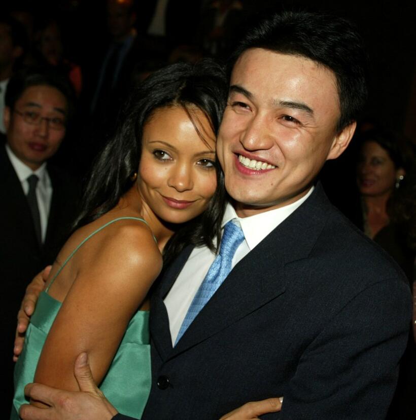 Thandie Newton and Park Joong-Hoon at the premiere of "The Truth About Charlie."