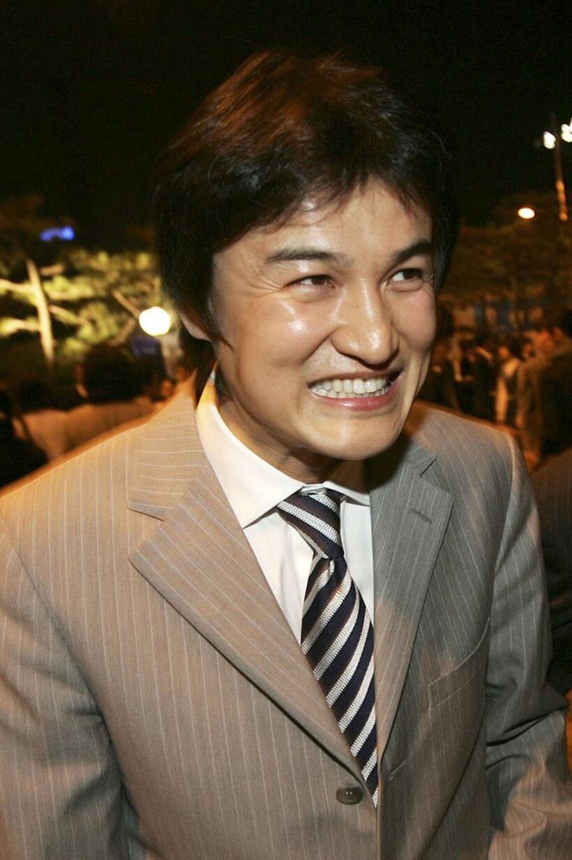 Park Joong-Hoon at the opening party of the Pusan International Film Festival.