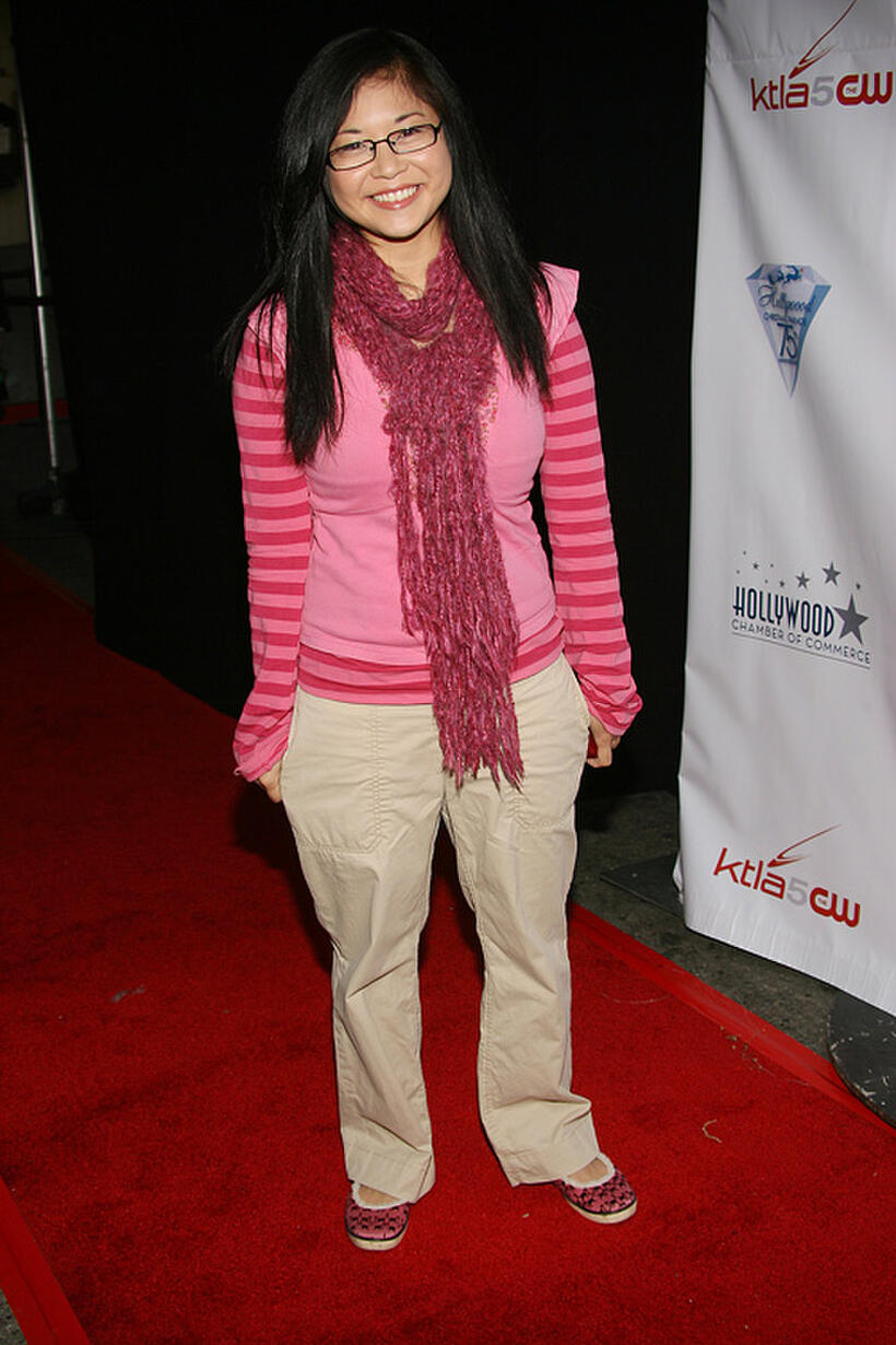 Keiko Agena at the 75th Annual Hollywood Christmas Parade in California.