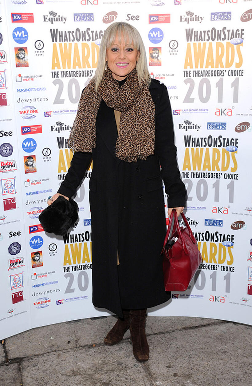 Tracie Bennett at the Whatsonstage.com Awards Concert Launch party 2010 in London.