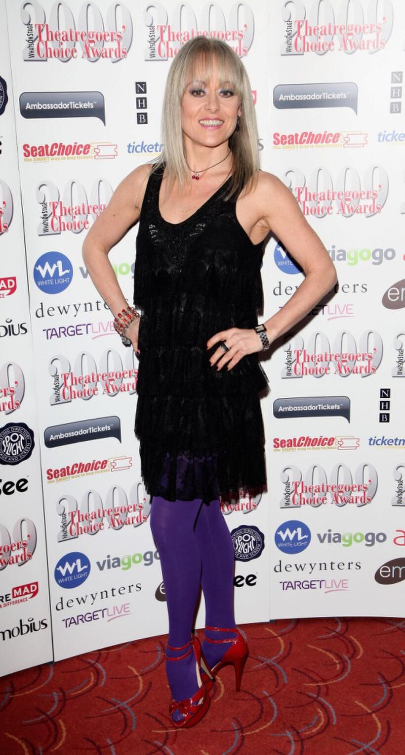Tracie Bennett at the Theatregoers Choice Awards.