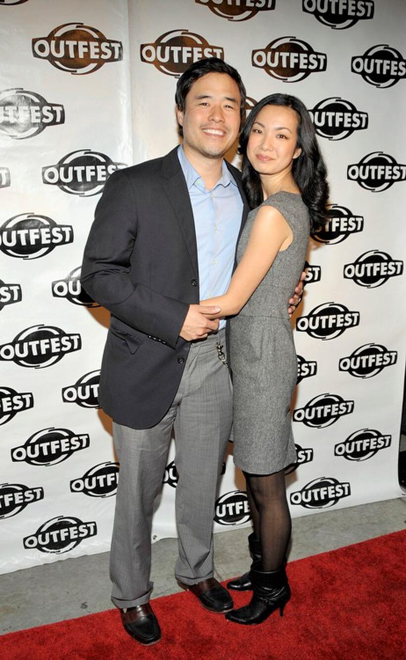 Randall Park and Jae Suh at the Outfest Fusion Achievement Awards.