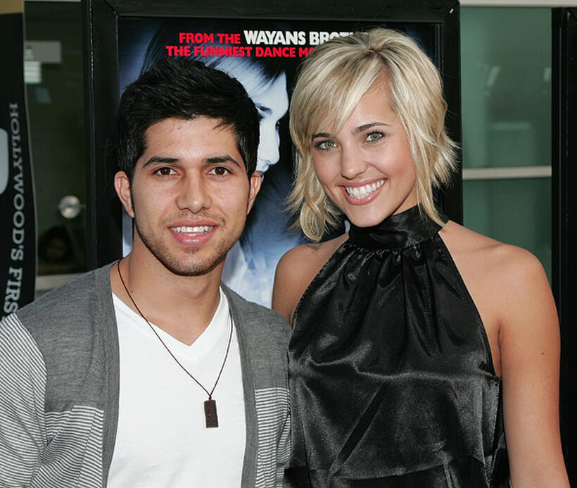 Walter Perez and Kherington Payne at the California premiere of "Dance Flick."