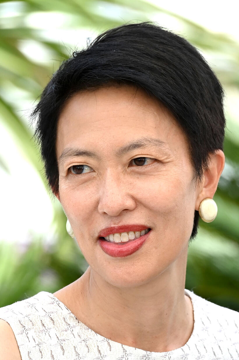 Theresa Park at the "After Yang" photocall during the 74th annual Cannes Film Festival.