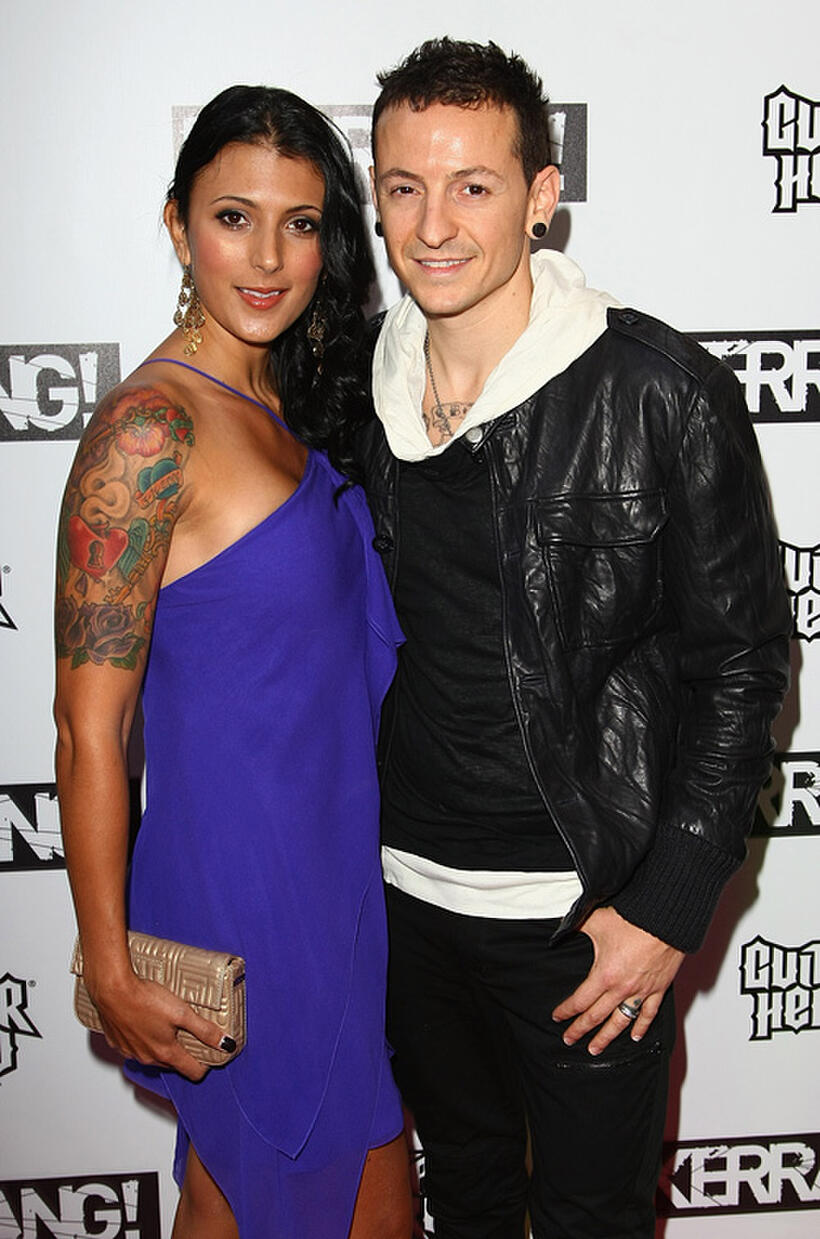 Chester Bennington and Guest at the Kerrang Awards 2009 in England.