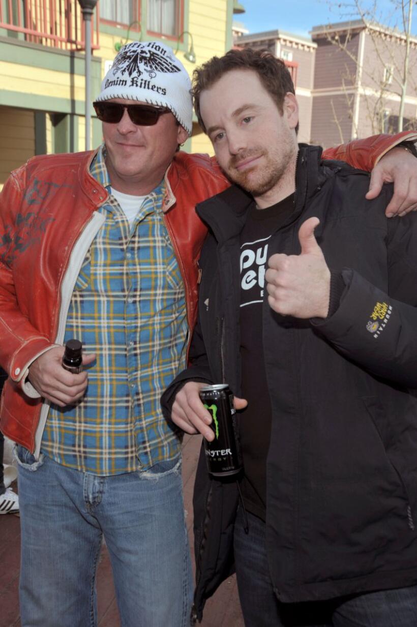 Michael Madsen and Joshua Peace at the 2009 Sundance Film Festival.