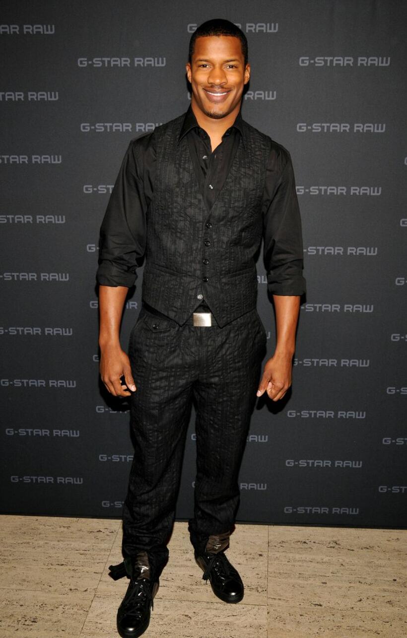 Nate Parker at the G Star Fall 2008 fashion show during the Mercedes-Benz Fashion Week Fall 2008.