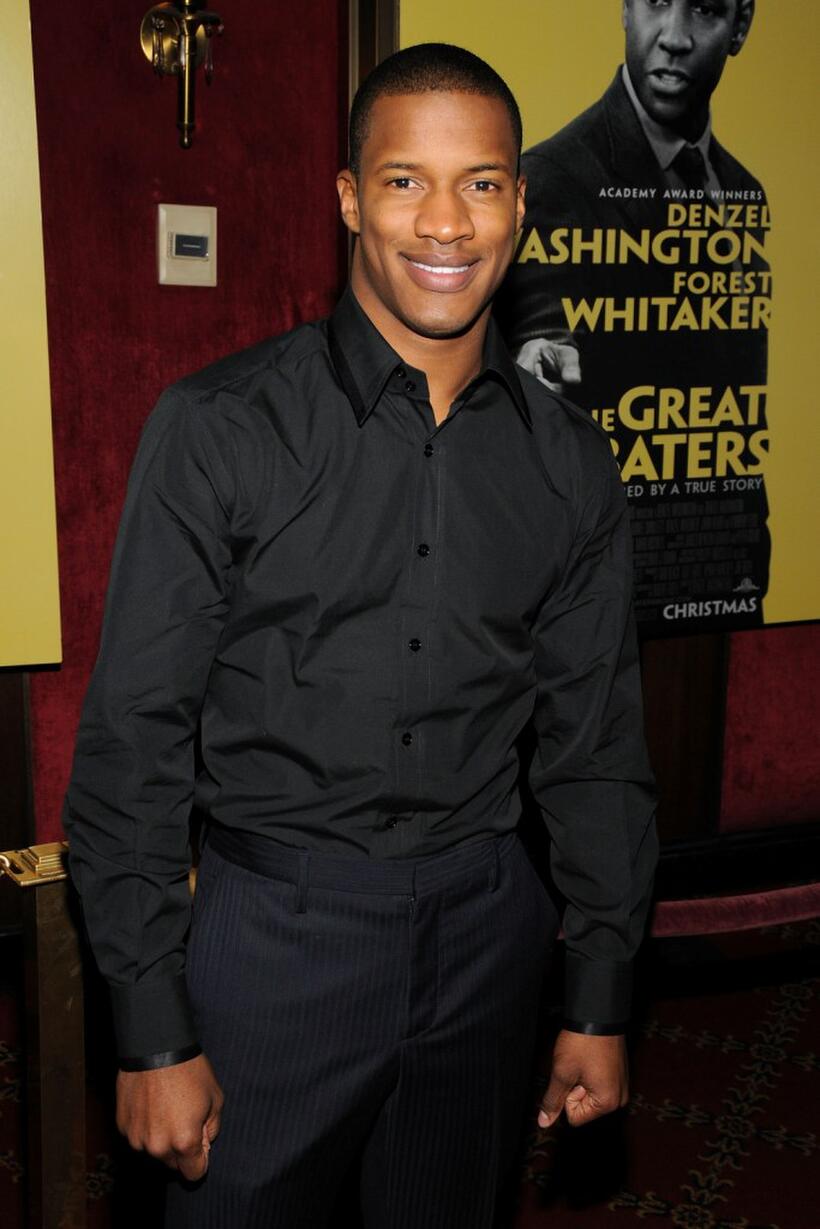Nate Parker at the premiere of "The Great Debaters."