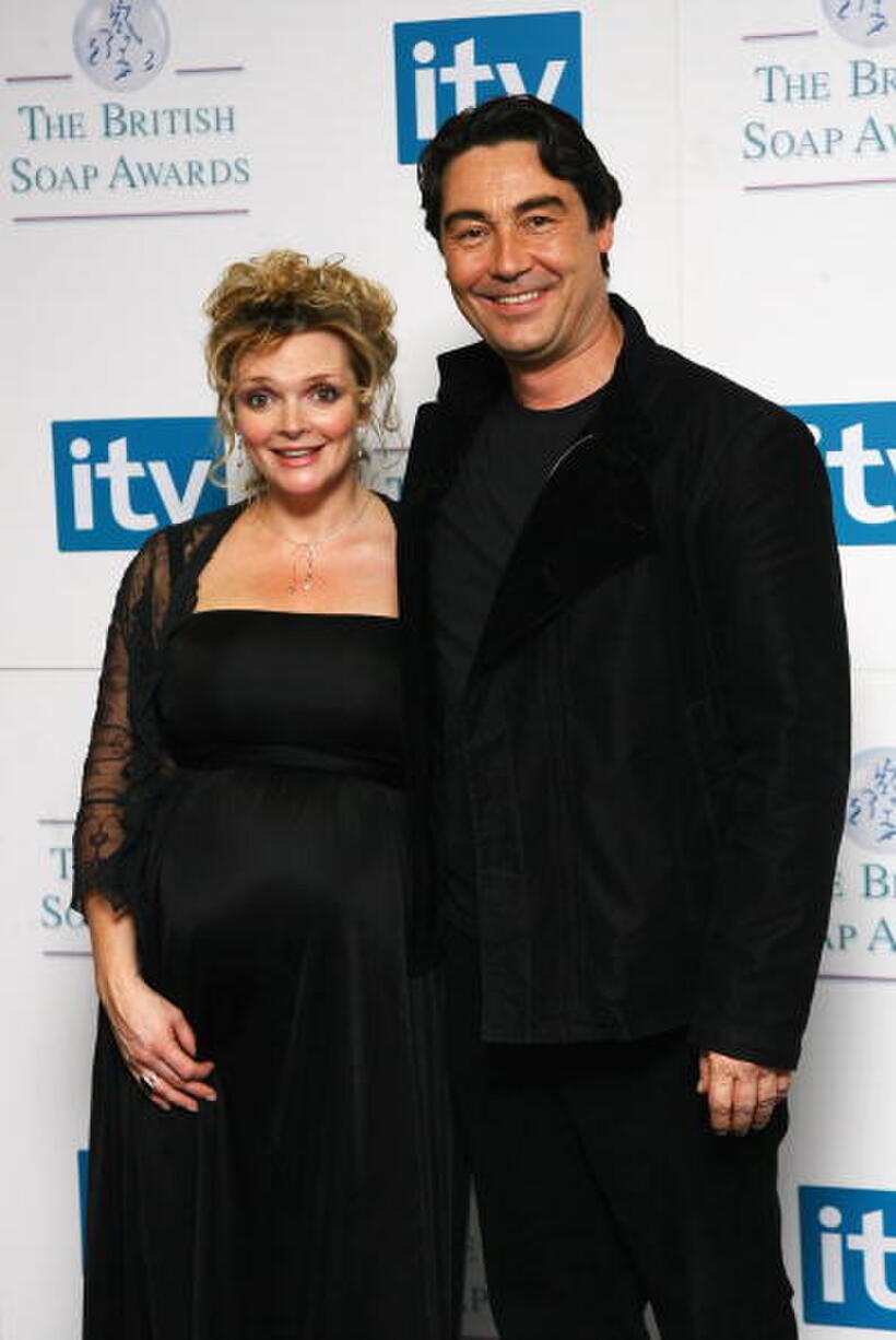 Sharon Small and Nathaniel Parker at the British Soap Awards 2008.