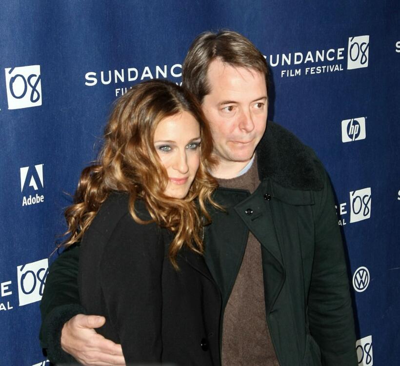 Sarah Jessica Parker and Matthew Broderick at the Sundance Film Festival premiere of "Smart People".